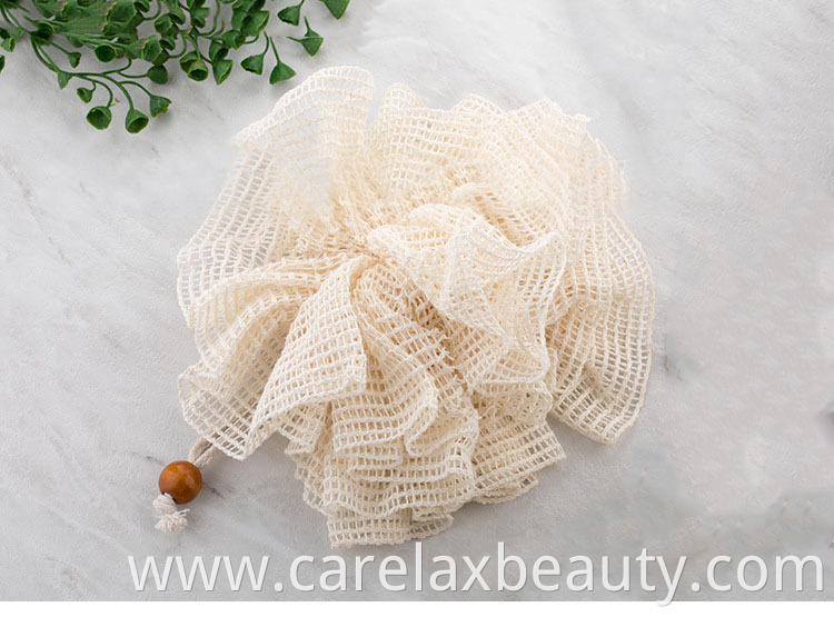 Oem factory Eco-friendly bamboo fibre bath sponge